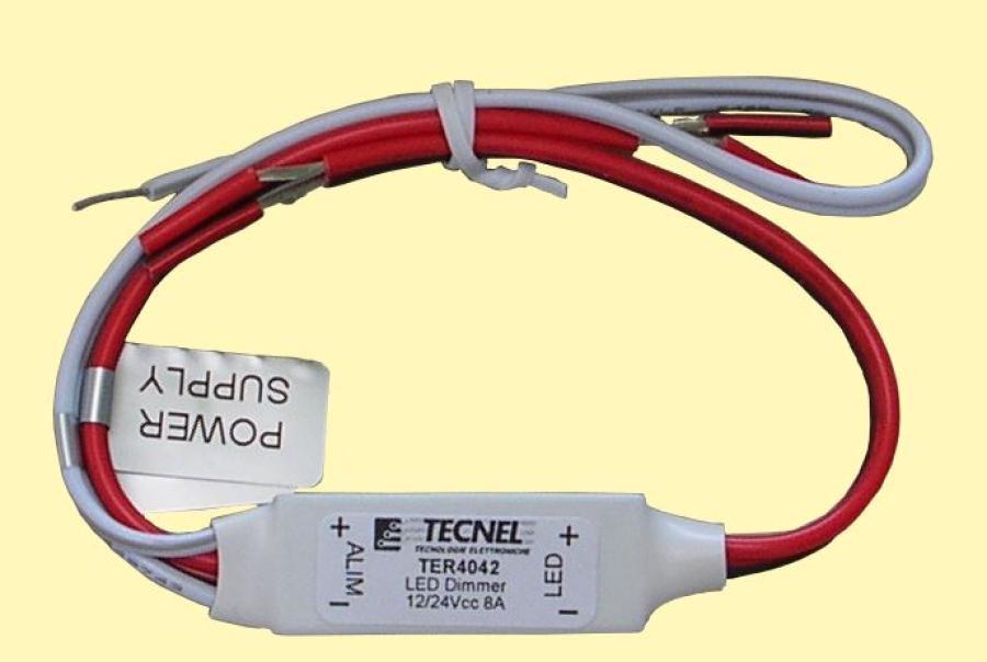 Dimmer Syn a pulsante Tecnle per strip led monocolore- TER4042SYN 01