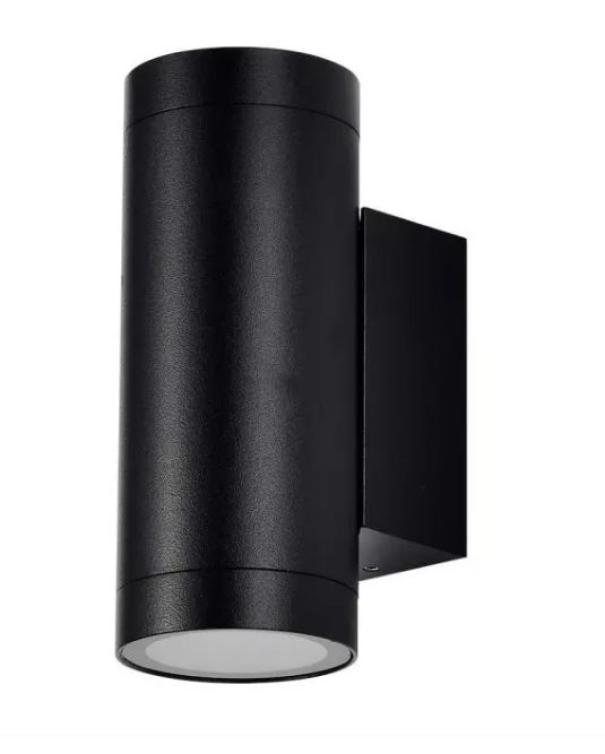 Lampada da parete V-tac 2xGU10 IP54 da esterno nero VT-11015-B - 2971 01