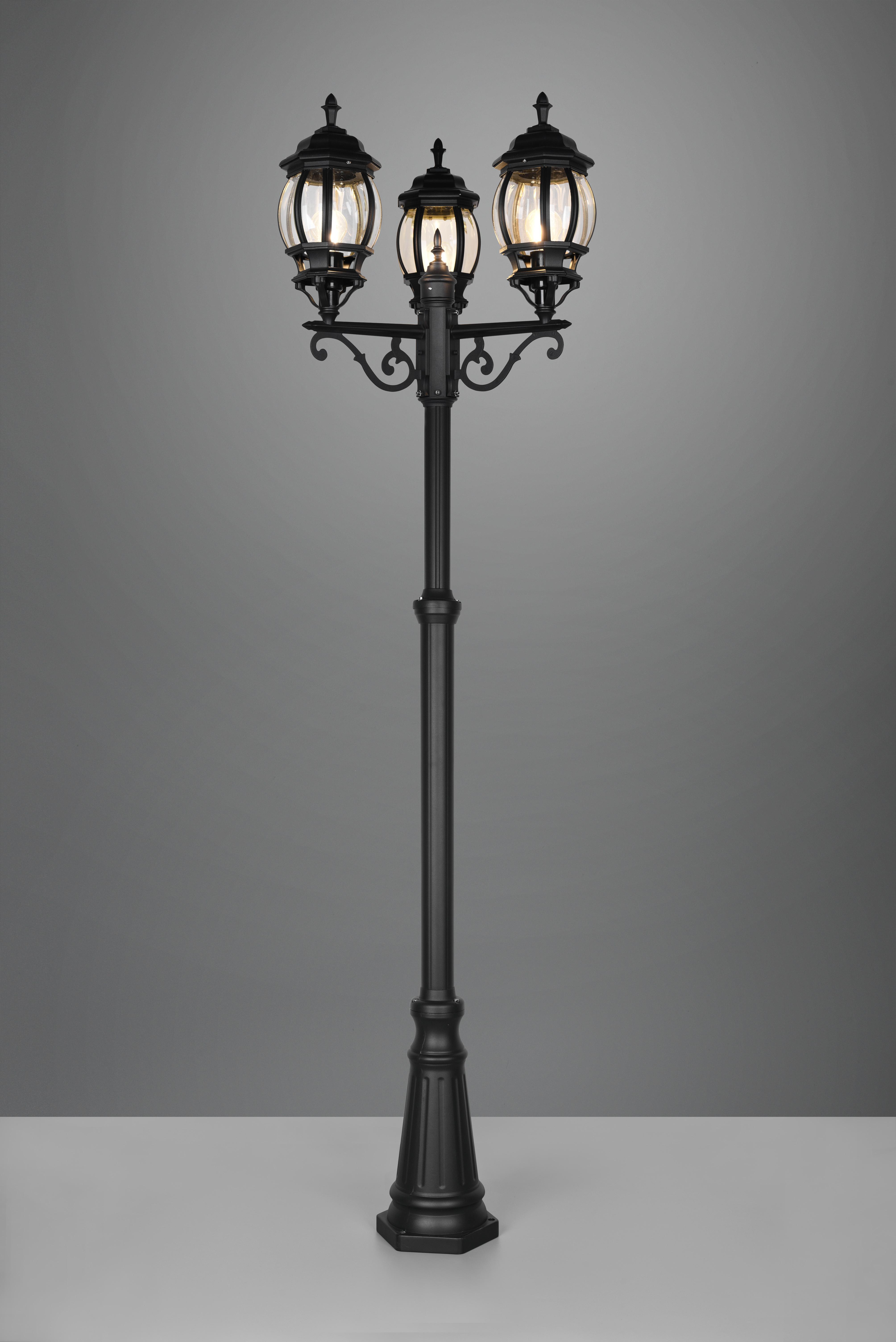 TRIO LIGHTING ELVO PALO ALTO 3 LANTERNE DA ESTERNO BOMBATO TRIO LIGHTING ELVO PALO ALTO 3 LANTERNE DA ESTERNO BOMBATO