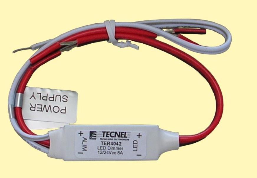 Mini dimmer DSMP Tecnel per strip led 12V-24V - TER4042 01