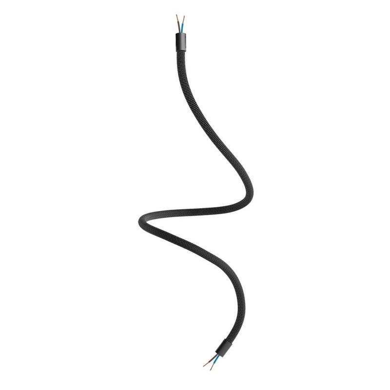 Kit tubo flessibile Creative-cables di estensione rivestito in tessuto color nero ferro - KFLEX90VNRZ30 02