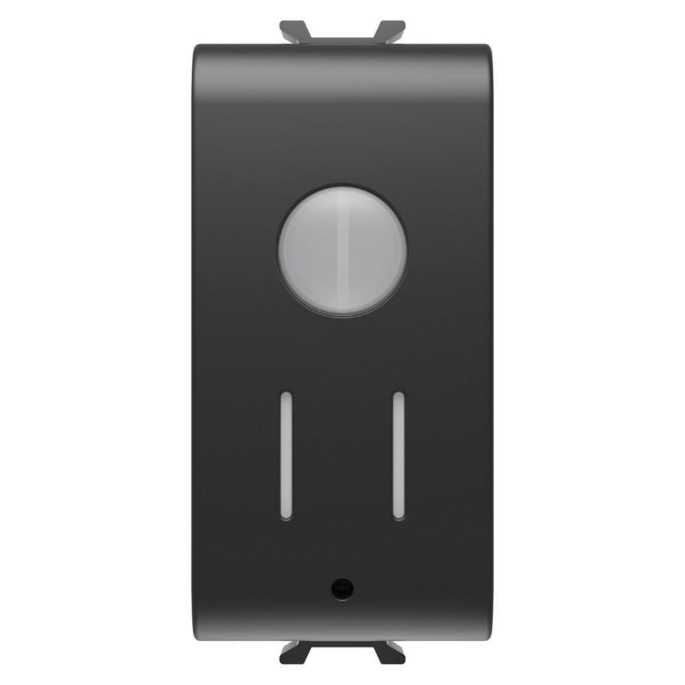 Sensore di movimento connesso Gewiss - 1 modulo nero satinato Chorusmart GW12856 01