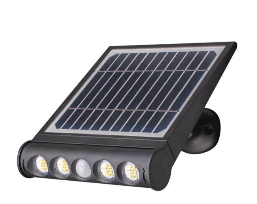 Applique led solare V-tac con sensore 8W 4000K IP65 VT-11108 - 6849 01