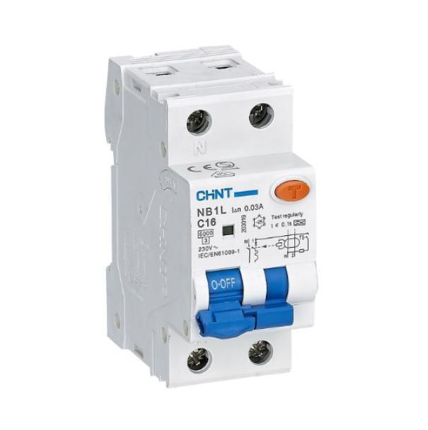 Interruttore magnetotermico differenziale Chint 1P+N 32A 6kA tipo A - 203282 01
