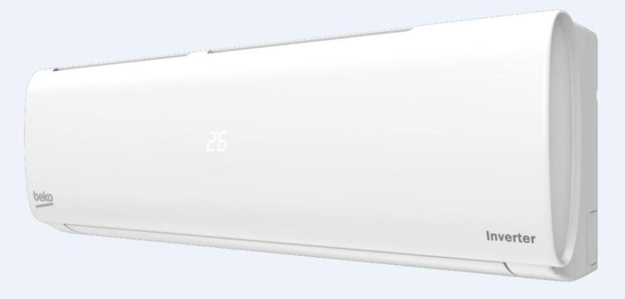 Condizionatore inverter Beko 18000BTU gas R32 wifi - BEHPC180 01