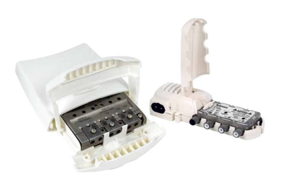 Amplificatore da palo Televes intelligente SmartKom 3xVHF+UHF e FM -531911 01