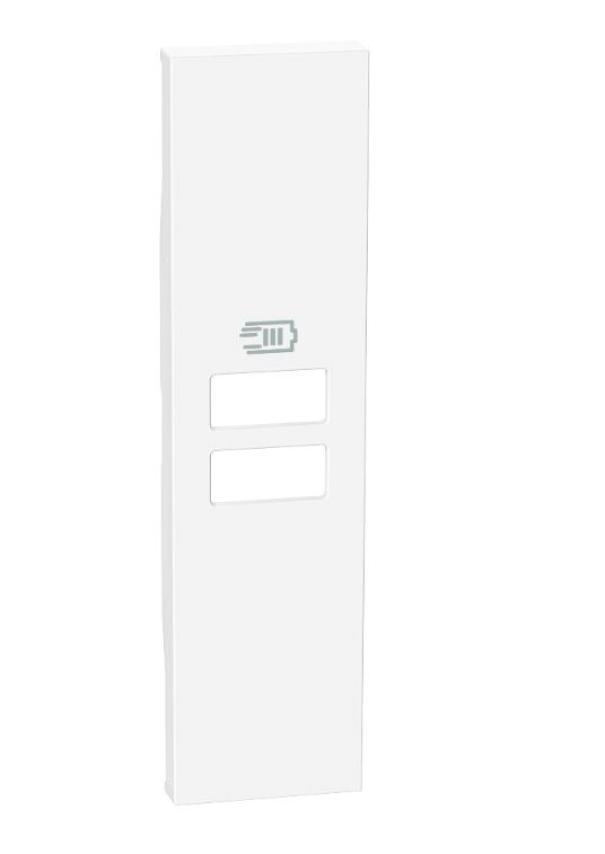 Cover Bticino Living Now 1 modulo per caricatori USB bianco - KW13C 01