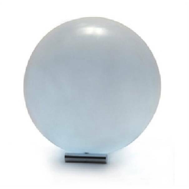 slide slide globo luminoso da giardino diametro 30cm base inox lp-sff030
