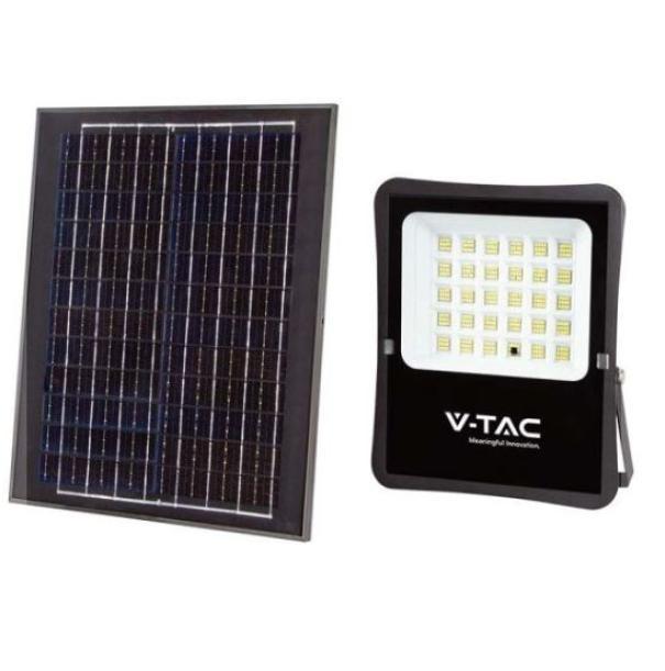 Kit pannello solare + proiettore led V-tac 20W 4000K IP65 VT-55300 - 6971 01