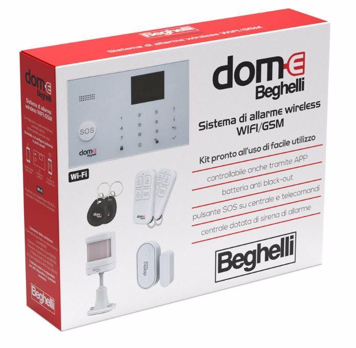 Kit allarme Dom-e Beghelli Wi-Fi / GSM - 60103 01