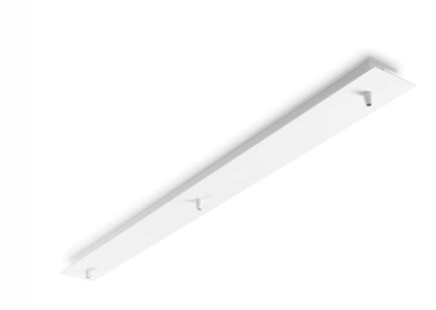 Rosone lineare Ideal Lux a 3 luci bianco - 122854 01