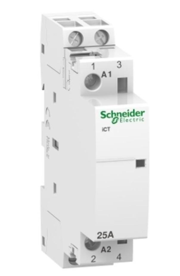 Contattore Schneider Electric Acti9 iCT 2NA 25A comando 230-240Vac - A9C20732 01