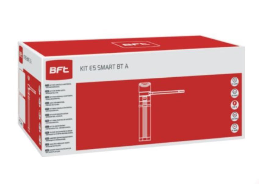 Kit per cancelli pedonali Bft E5 SMART BT KIT A12 - 24V fino a 80Kg - R930153 00003 01