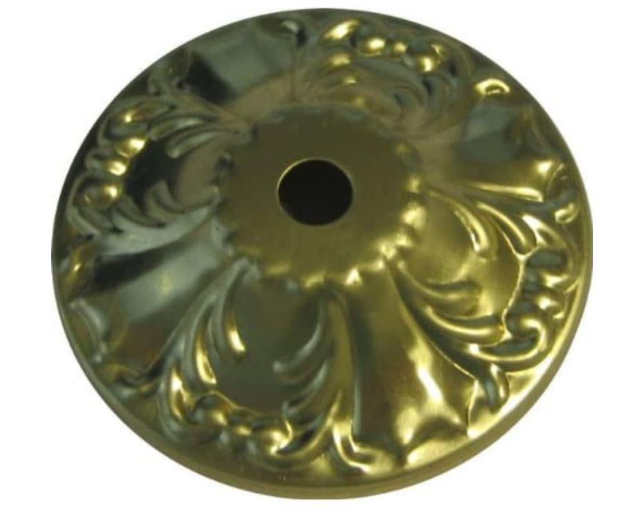 Rosone Electraline diametro 80mm metallo decorato ottone - 70611 01