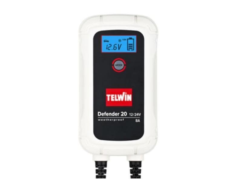 Caricabatterie Telwin Defender 20 tensione di carica 12/24V - 807608 01