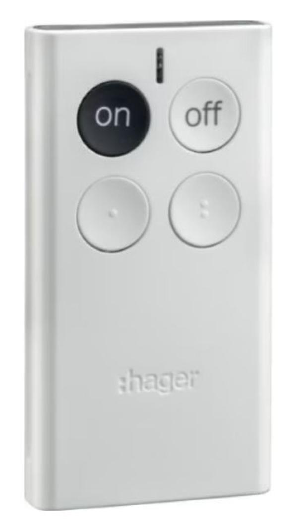 Telecomando Logisty Hager 4 pulsanti con ritorno RLF002T - RLF002X 01