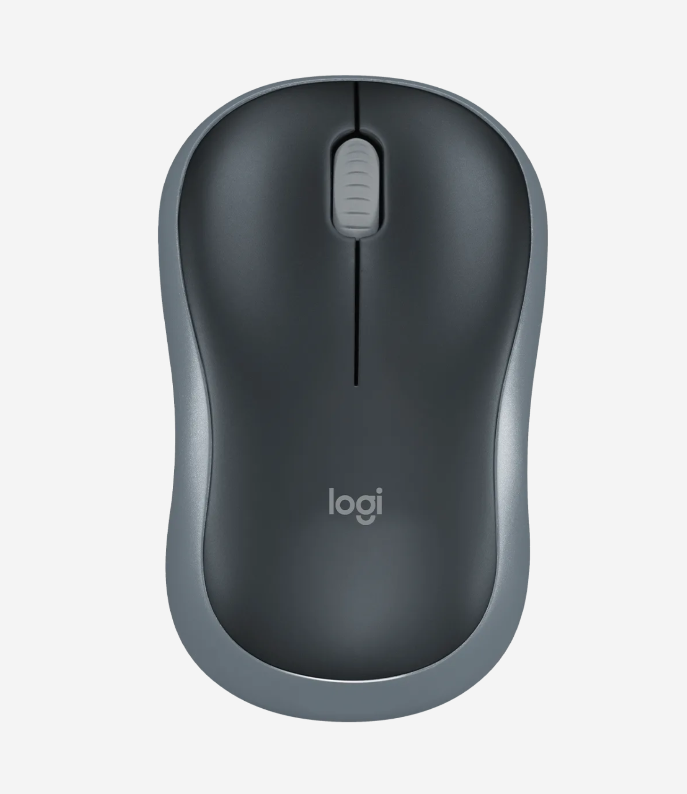 Mouse wireless Logitech M185 tracciamento ottico grigio - 910002235 01