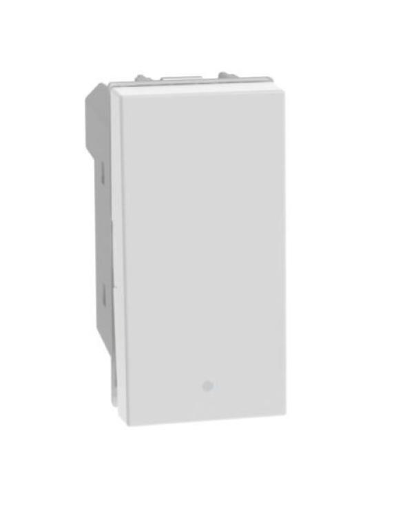 Deviatore basculante Bticino MatixGo 1P 10AX illuminabile bianco - JW4003 01