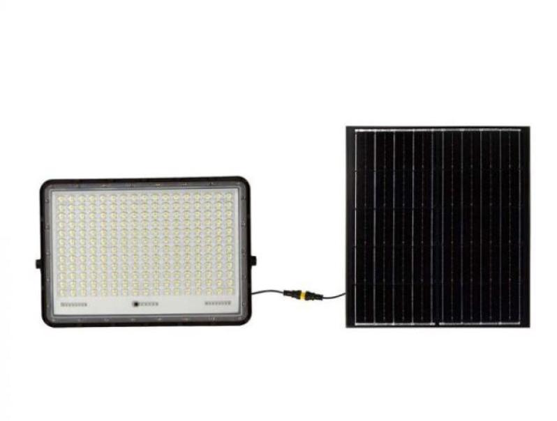Kit pannello solare + proiettore V-tac 30W 4000K 3metri di cavo batteria 20000 mAh - 7830 01