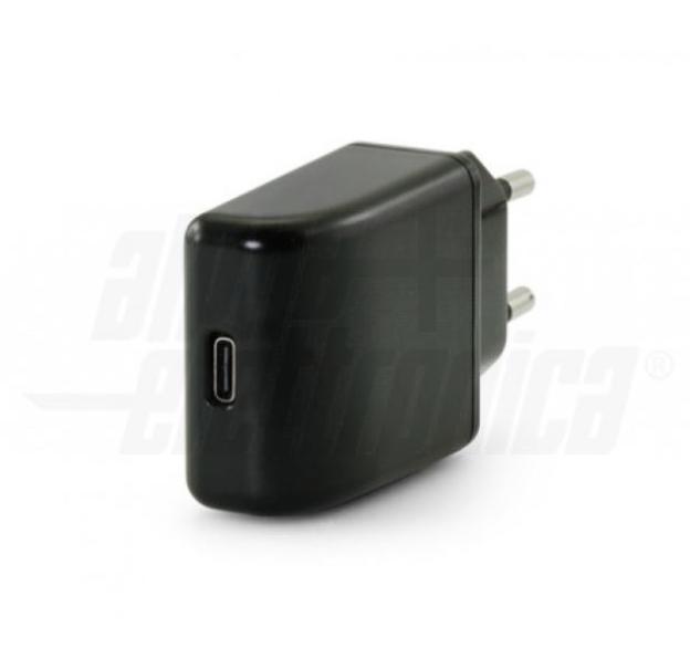 Caricatore USB Alpha Elettronica 20W 1 porta tipo C power delivery nero - KD530/1 01