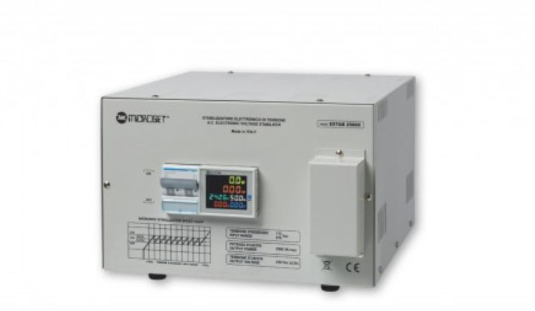 Stabilizzatore elettronico Microset di tensione monofase 4000Va - ESTAB4000C 01