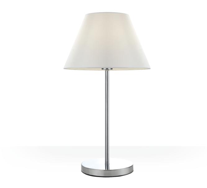 Lampada da tavolo Pan International Soft Table max 15W 1xE27 cromo - TAV564 01