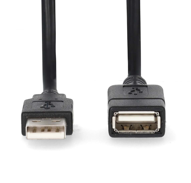 Prolunga USB Nedis USB-A maschio / USB-A femmina da 1m nero - CCGL60010BK10 01