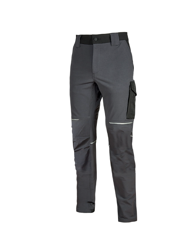 Kit pantaloni+2 magliette U-Power World Linear taglia L grigio nero - FU324AG/L 01