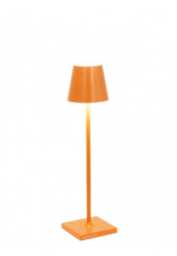 Lampada da tavolo led Zafferano Poldina Pro micro 1.8W 2200-2700-3000K arancio - LD0490Z3 01