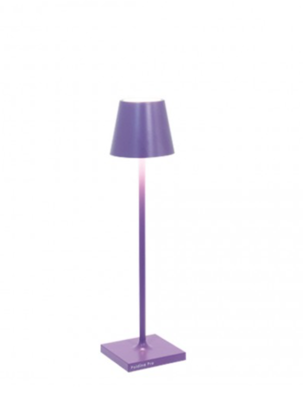 Lampada da tavolo led Zafferano Poldina Pro micro 1.8W 2200-2700-3000K lilla - LD0490L3 01