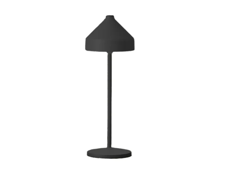 Lampada da tavolo led Zafferano Amelie ricaricabile 3W IP65 nero - LD1090D3 01