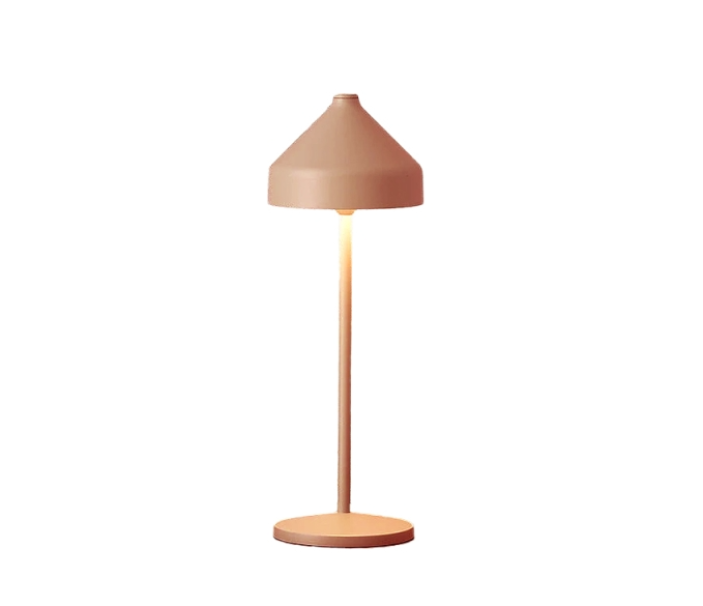 Lampada da tavolo led Zafferano Amelie ricaricabile 3W IP65 terracotta - LD1090T3 01