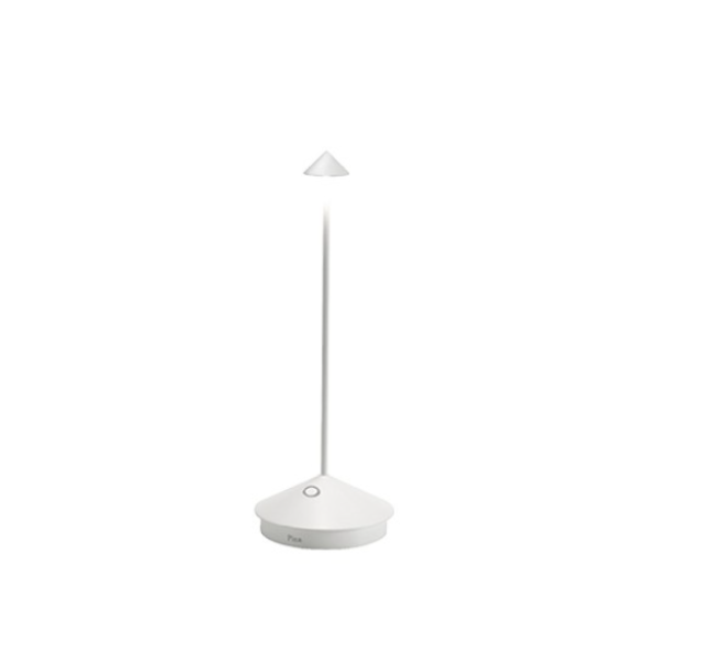 Lampada da tavolo led Zafferano Pina Pro ricaricabile 2200-2700-3000K IP54 2,2 bianco - LD1650B3 01