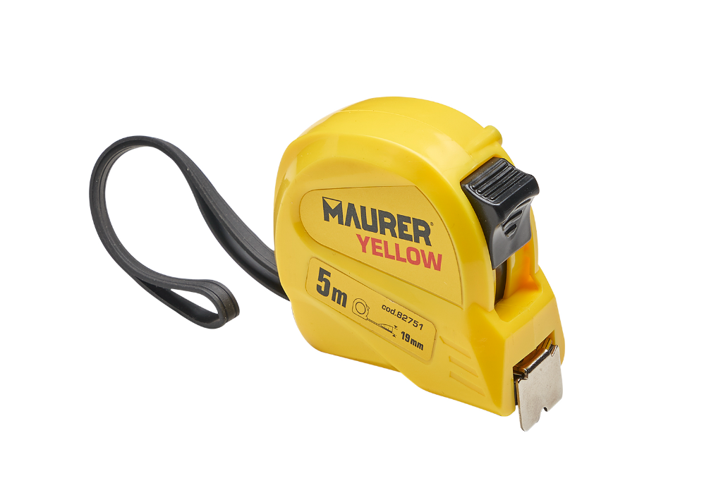 Flessometro Maurer Yellow 19mm da 5m - U110285008 01