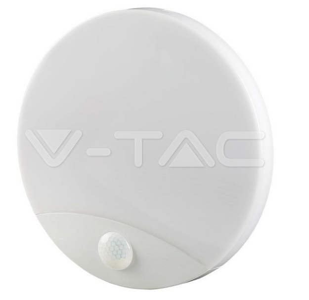 Plafoniera led V-tac chip Samsung sensore PIR 15W 3000-4000-6000K bianco VT-81004 - 23420 01