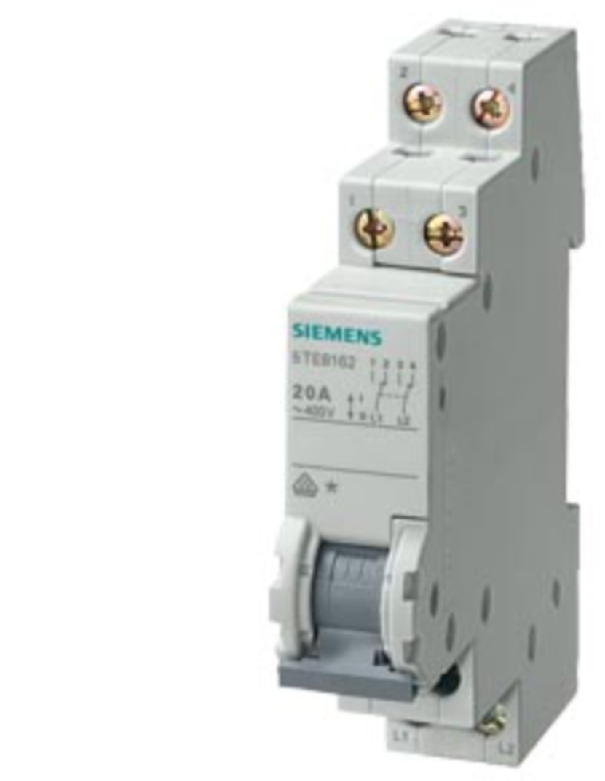 Deviatore Siemens 1P 20A 400V - 5TE8162 01
