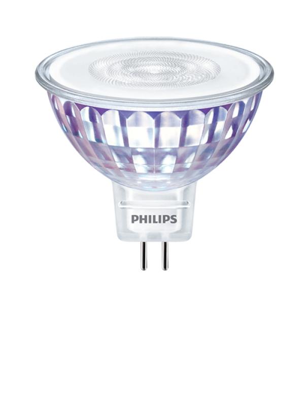 philips philips lampadina spot led 7-50w mr16 attacco gu5.3 luce calda 2700k 621 lumen 71067800 871869671067800 clagu535082736