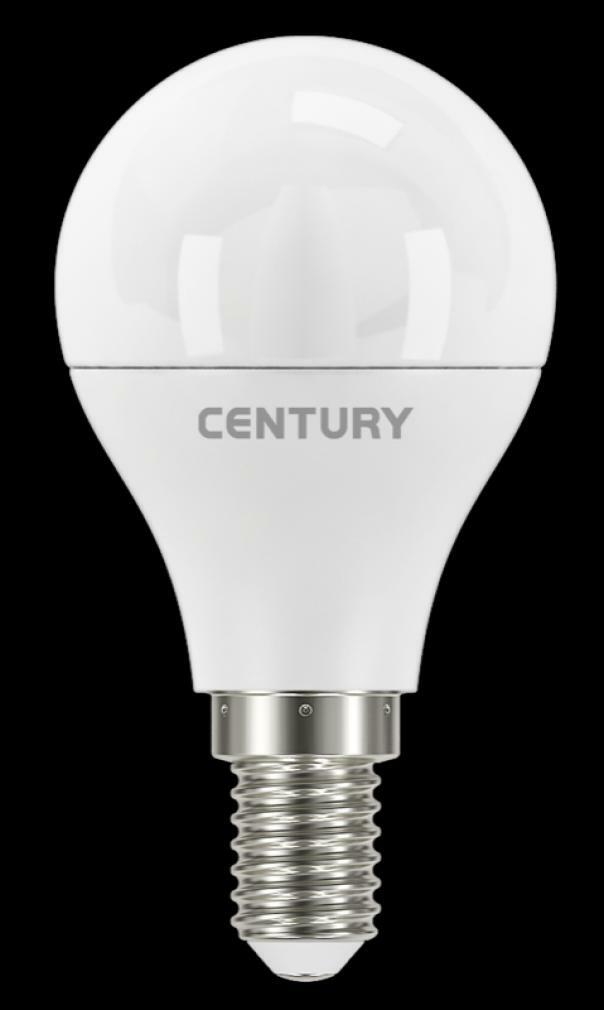 CENTURY CENTURY LAMPADINA SFERA LED 8W ATTACCO PICCOLO E14 LUCE NATURALE  4000K ONH1G-081440