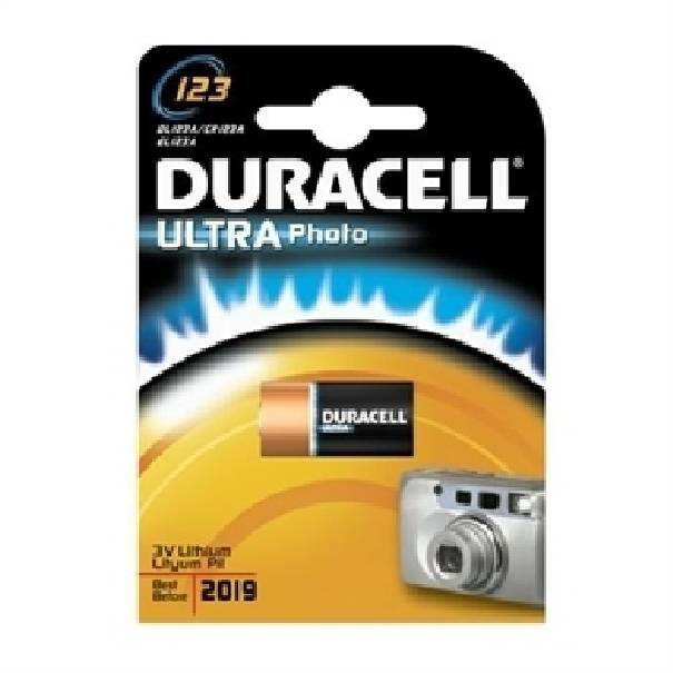 duracell duracell ultra m3 batteria al litio 3v per fotocamere dl123a