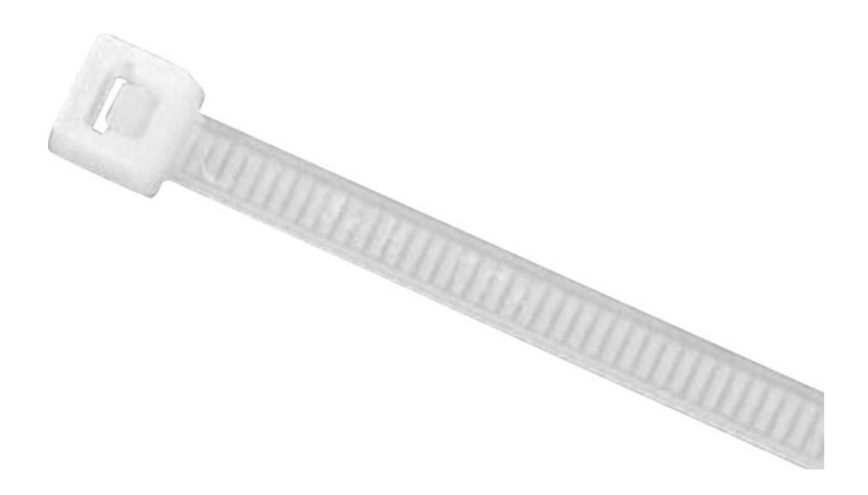 Sanfor 10186 Fascette Fermacavo In Nylon Bianco – 200x3,6mm – Confezione Da 25 Pezzi - 3