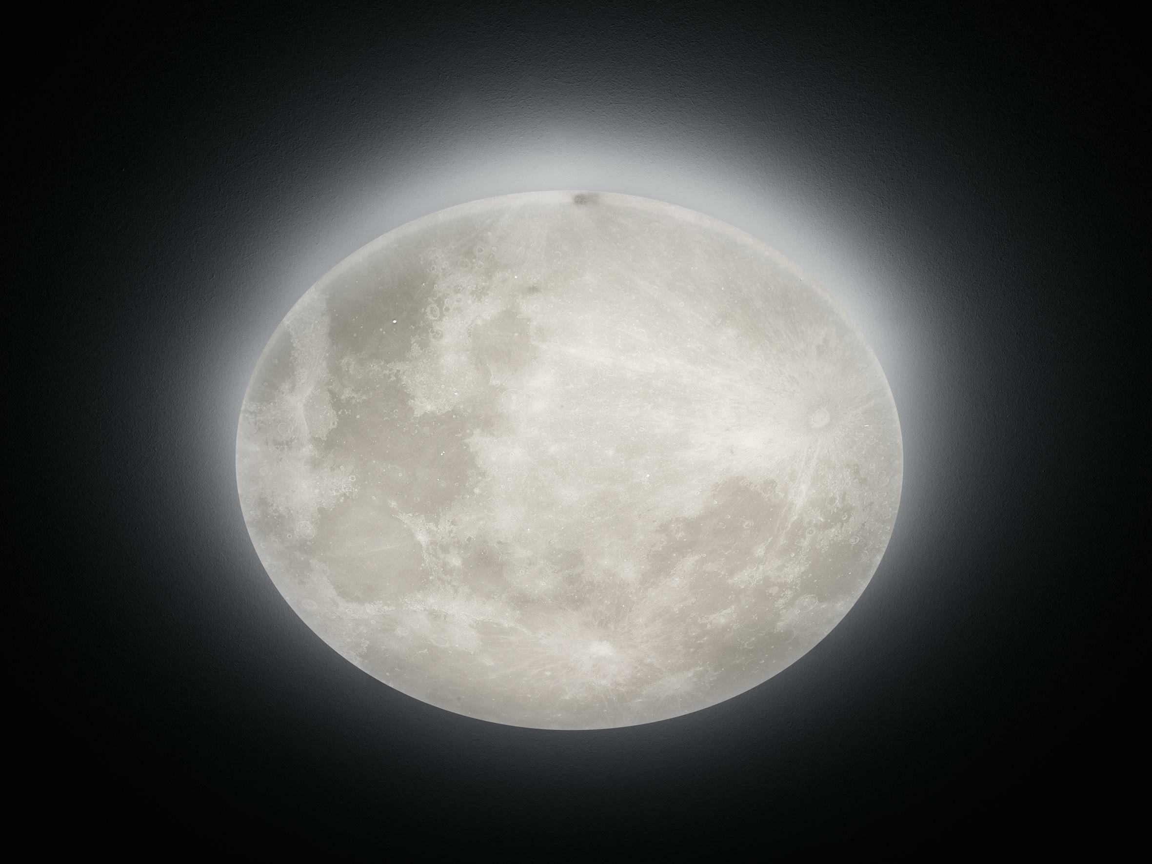 trio lighting lunar plafoniera led 60cm 3000k 40w 627516000