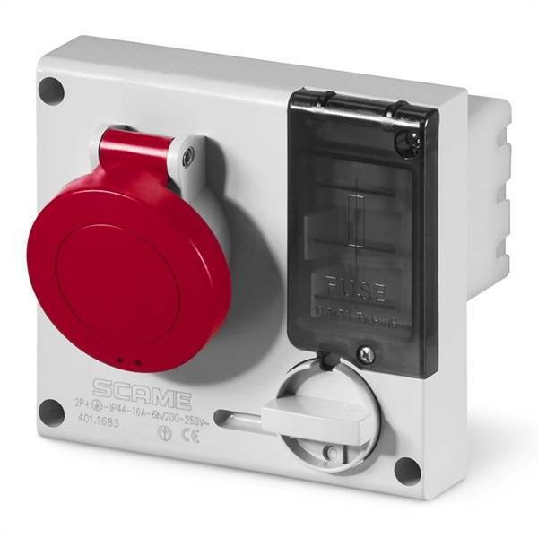 Set 5 Portalampade Portafusibile Per Montaggio A Pannello - Adatto A Fusibili In Vetro 6x30mm, 16A, Con 10 Tubi Fusibile Inclusi