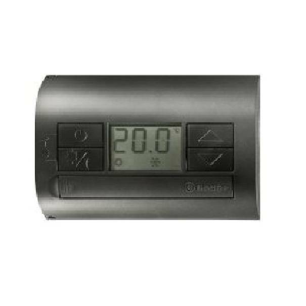 finder finder termostato digitale batteria a parete nero 1t3190032000