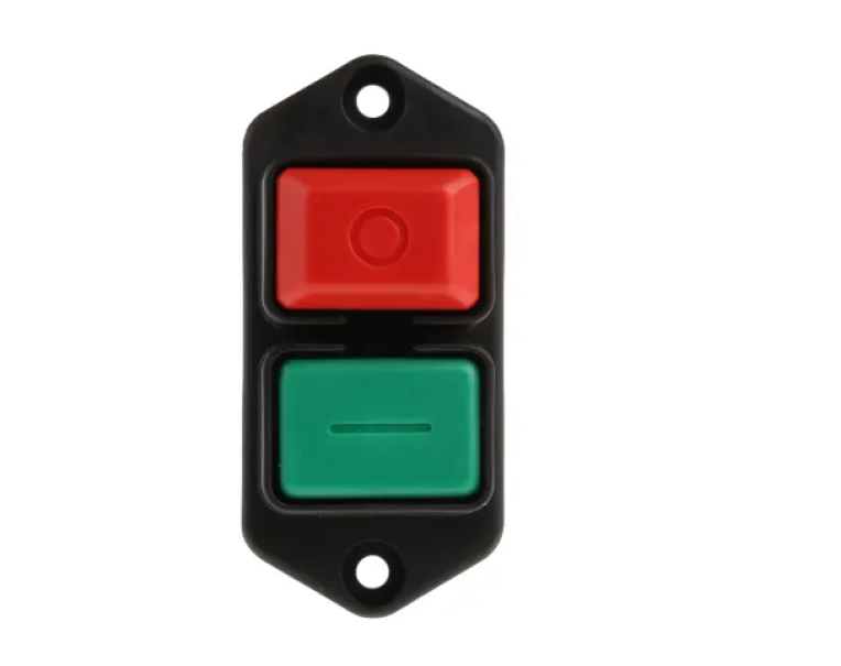 Interruttore bipolare Dell'Erba 16A verde rosso - IN.3251.22 01