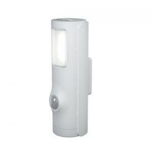 Nightlux torch apparecchio multifunzione a batteria con sensore e supporto a parete bianco lum260696bli1