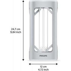 Philips uv-c lampada da scrivania 24w colore argento 871951430508300 929002965301 30508300