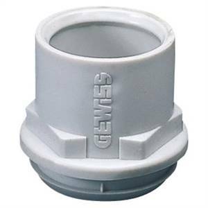 Raccordo tubo/cassetta in polimero flessibile - foro diametro 29mm - per tubo diametro 20mm gw50423