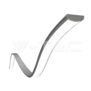 Profilo in alluminio flessibile  per striscia led- 2 metri vt-8138 - 2909