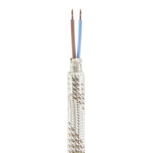 Kit tubo flessibile creative-cables rivestito in tessuto colore titanio satinato kflex60tisrm72