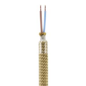 Kit tubo flessibile creative-cables di estensione rivestito in tessuto colore bronzo - kflex90otsrm73